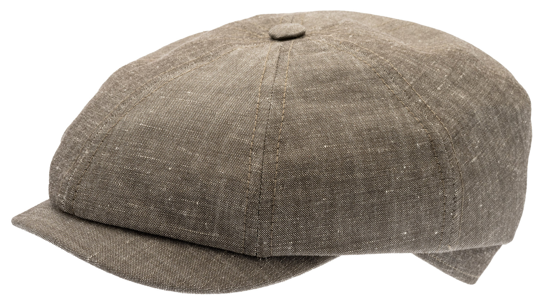 Alan Linen Chambray Brown gubbkeps