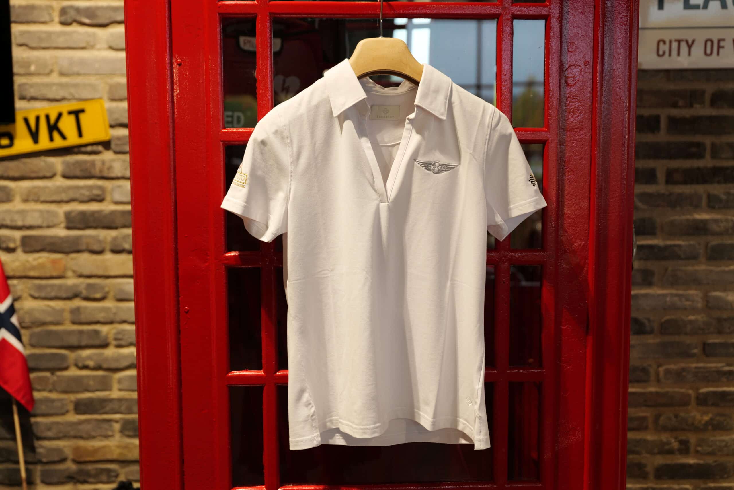 Womens Tech Polo vit